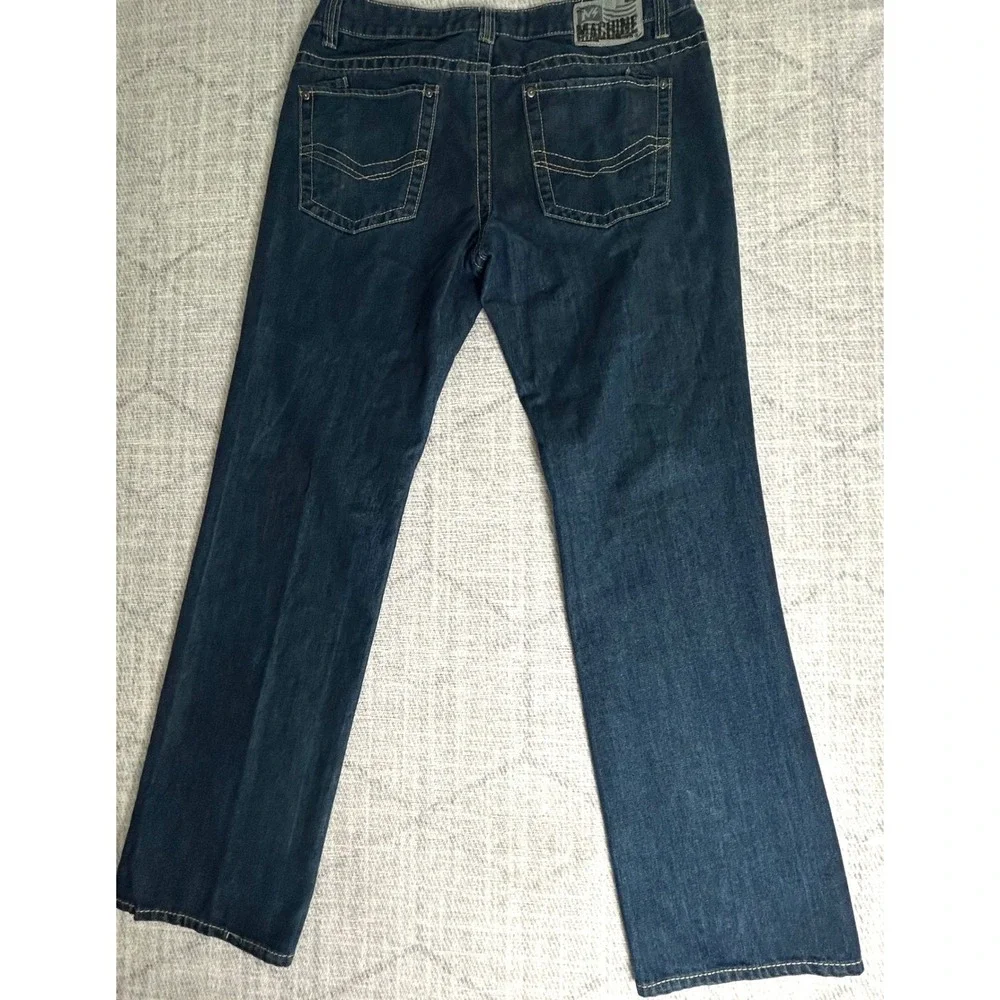 Machine Custom Co. Men's Jeans Size‎ 34 Slim Straight Dark Wash Denim